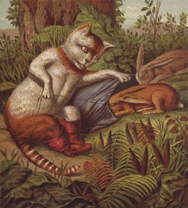 長ぐつをはいた猫のイラスト (カラーリソ) 作： English School