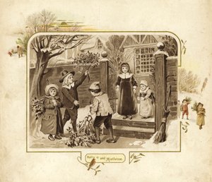 父のクリスマスのイラスト