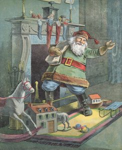 クリスマス前の夜のイラスト 作： English School