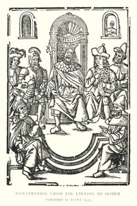 1525年ヴェネツィアで出版されたホメロス版の挿絵（リソ） 作： English School