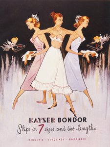 Kayser Bondorカタログ、1955年頃のイラスト 作： English School
