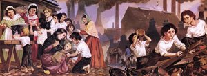 私たちの先祖の時代：金持ちと貧乏人 作： English School