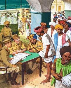 第二次世界大戦で戦うためにサインインしたインディアン