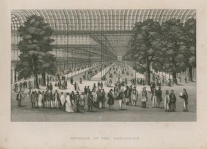 大展覧会の内部、1851年 作： English School