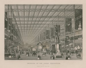 1851年の大展覧会のインテリア 作： English School