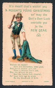アイルランド人、クリスマスカード 作： English School