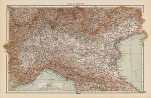イタリア、北（カラーリトグラフ） 作： English School