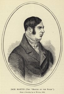 ジャック・マーティン、ロールのマスター、ウィビルの絵から、1824 作： English School