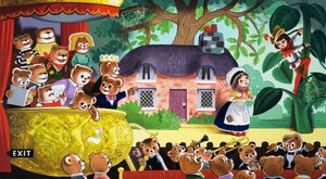 テディベアに見られているジャックと豆の木 作： English School