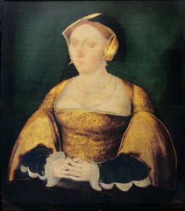 Jane Seymour (1508/9-1537) c.1536 (パネルに油彩) 作： English School