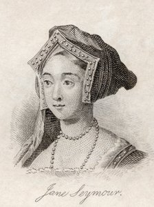 1825年に出版された「クラブの歴史辞典」からのジェーンシーモア 作： English School