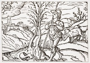 1月、Spensers The Shepherds Calendarから、1579