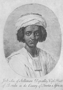 ジョブ、ソリマン・ディジャロの息子、アフリカ国フッタ国のボンダ大祭司、1750年頃（エッチングと彫刻）