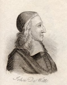 1825年に出版された「クラブの歴史辞典」のヨハン・デ・ウィット 作： English School