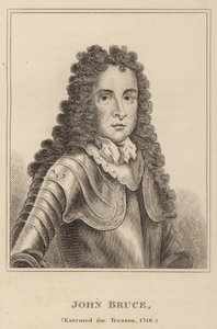 ジョンブルース、反逆罪で処刑、1716年 作： English School