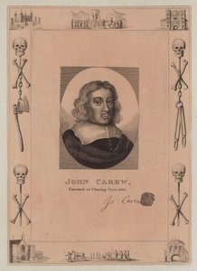 ジョンカリュー、1660年にチャリングクロスで処刑 作： English School