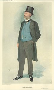 ジョンキャスカートワソン、オークニーアンドシェトランド、1909年9月15日、バニティフェアの漫画 作： English School