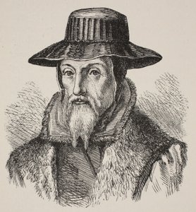ジョン・フォックス、イギリスの教会からの挿絵：HDM Spence-Jonesによる民衆の歴史、パブ。 1910年頃（セピア写真） 作： English School