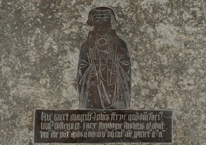 ジョン・フライ、1507年（真鍮） 作： English School