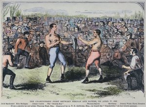John Heenan v. Tom Sayers 作： English School