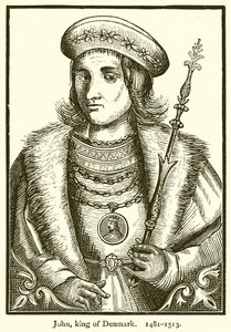 デンマーク王、ジョン。 1481-1513 作： English School