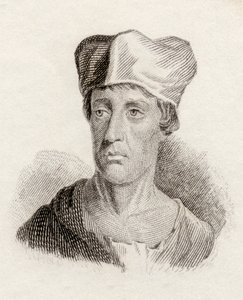 1825年に出版された「クラベス歴史辞典」のジョン・リーランド 作： English School