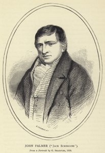 ジョン・パーマー、ジャック・スクロギンズ、Gシャープルズの肖像から、1819 作： English School