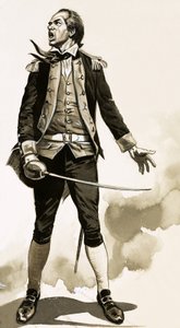 アメリカ独立戦争の英雄、ジョンポールジョーンズ 作： English School