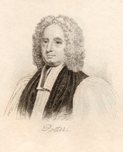 1825年に出版された「クラブの歴史辞典」からのジョン・ポッター 作： English School