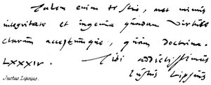 Justus Lipsius 作： English School