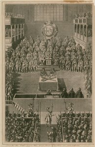 チャールズ1世、ホワイトホール高等法院、1648年 作： English School