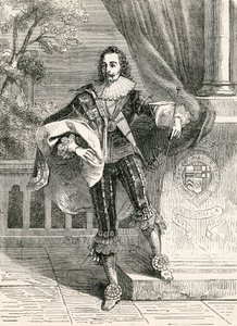 チャールズ1世、ジョンカッセルズイングランドの歴史を描いたイラスト、1857年 作： English School