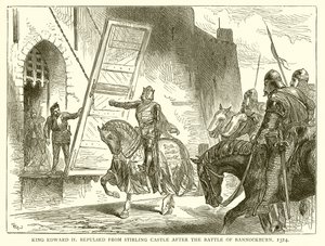 1314年のバノックバーンの戦いの後、エドワード2世がスターリング城から撃退