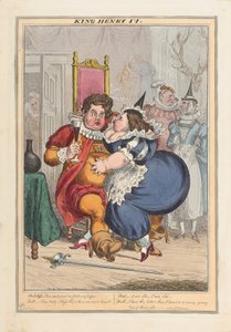 キング・ヘンリー4世」1827年（手彩色彫刻 作： English School