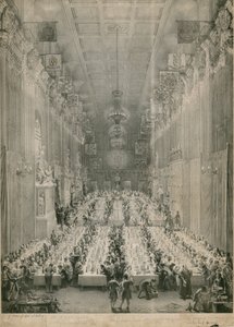 ウィリアム4世とアデレード、ギルドホール、ロンドン、1834