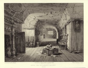Knole、The Retainers Gallery（lithotint） 作： English School