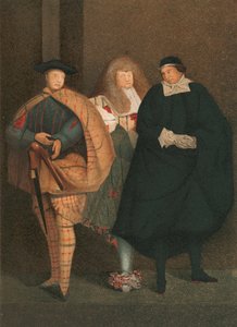 チャールズ2世の時代の俳優、レイシーの3人の主人公