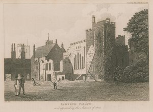 1829年の秋に登場したランベス宮殿 作： English School