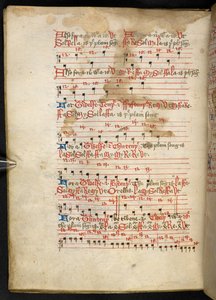 Lansdowne 763, f.112v, 15 世紀に羊皮紙でかなり書かれたボリュームで、さまざまな著者による音楽に関する古代の非常に興味深い論文が含まれています。 作： English School