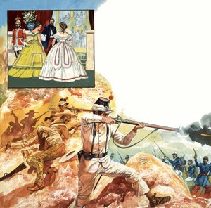 ラテンアメリカの戦闘シーン