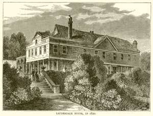 ローダーデールハウス、1820年 作： English School