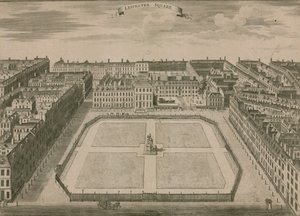 1754年にロンドンのレスタースクエア 作： English School