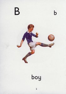レターB、ボーイ（カラーリトグラフ 作： English School