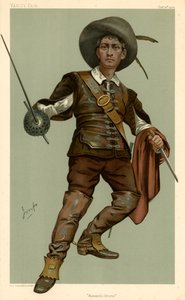 ルイス・ウォーラー、ロマンティック・ドラマ、バニティ・フェアの漫画、1904年10月13日 作： English School