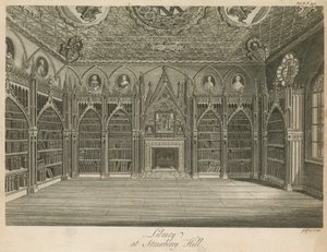 ストロベリーヒル、ロンドンの図書館 作： English School