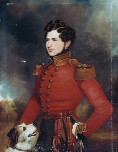 エドワード・ホープ・スミス・ボーディッチ中尉（1822-82）c.1840 作： English School