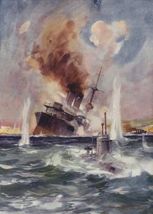 ホルブルック中尉はダーダネルスの炭鉱の下で潜水艦B11を取り、トルコの戦艦を沈める 作： English School