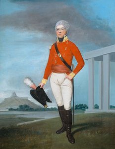 ウィリアム・ビンセント中尉（1781-1859）c.1804 作： English School
