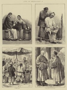 中国での生活、その2（彫刻 作： English School
