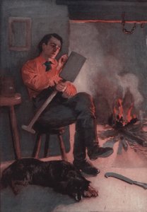 リンカーンは木製のシャベルでエッセイを書いています (リソ) 作： English School